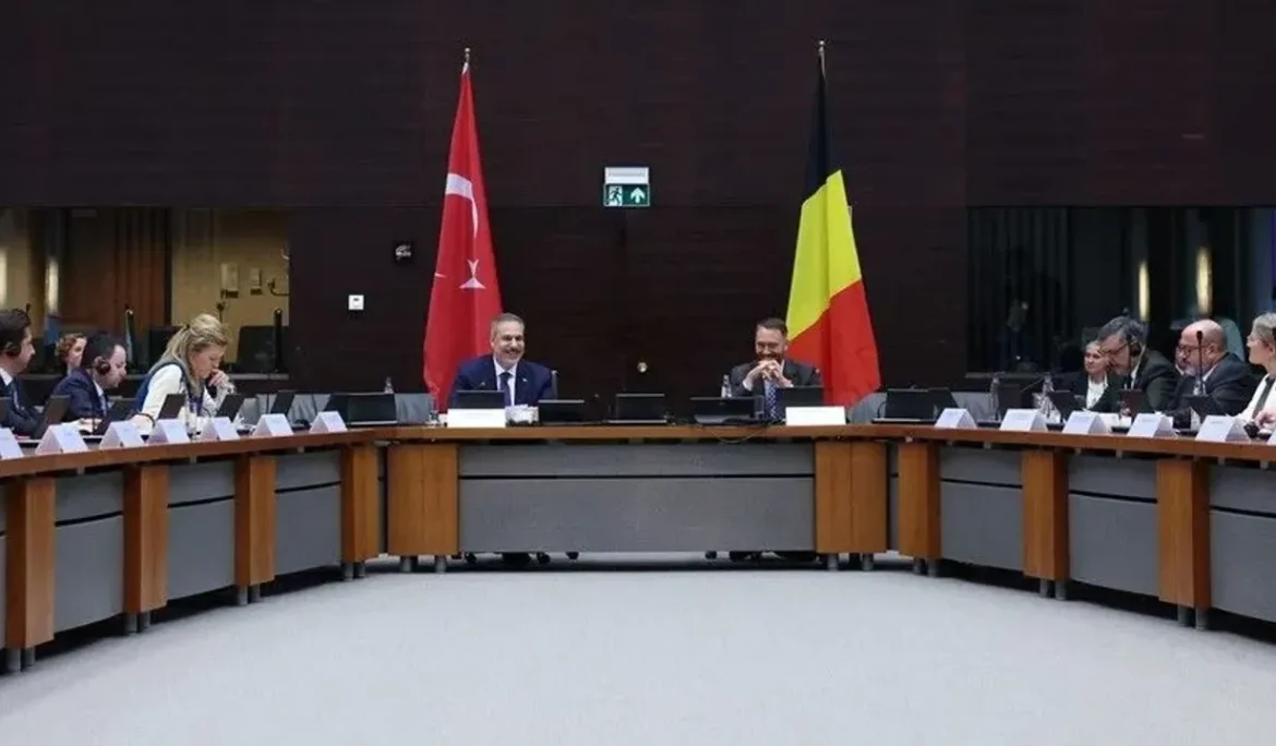 Bakanlar Fidan, Gürlek ve Çiftçi, Türkiye-Belçika üçlü bakanlar toplantısına katıldı
