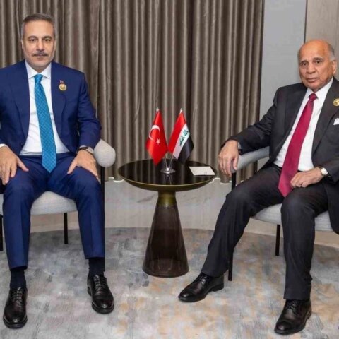 Dışişleri Bakanı Fidan, Iraklı mevkidaşı Hüseyin ile görüştü